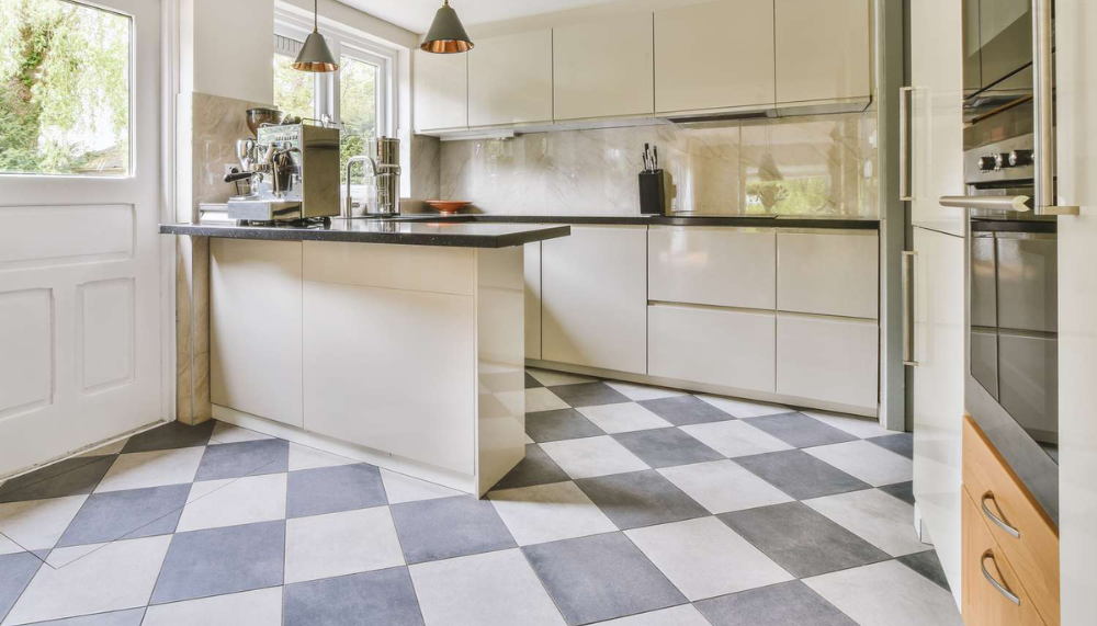 8 ideas de patrones de porcelanato para pisos de cocina