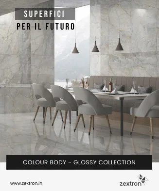 Porcelain 1200x2400 Colour Body Glossy Series Tiles