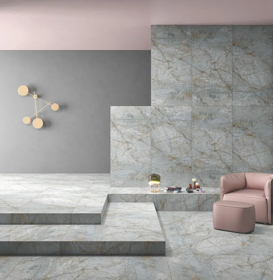 Porcelain floor tiles