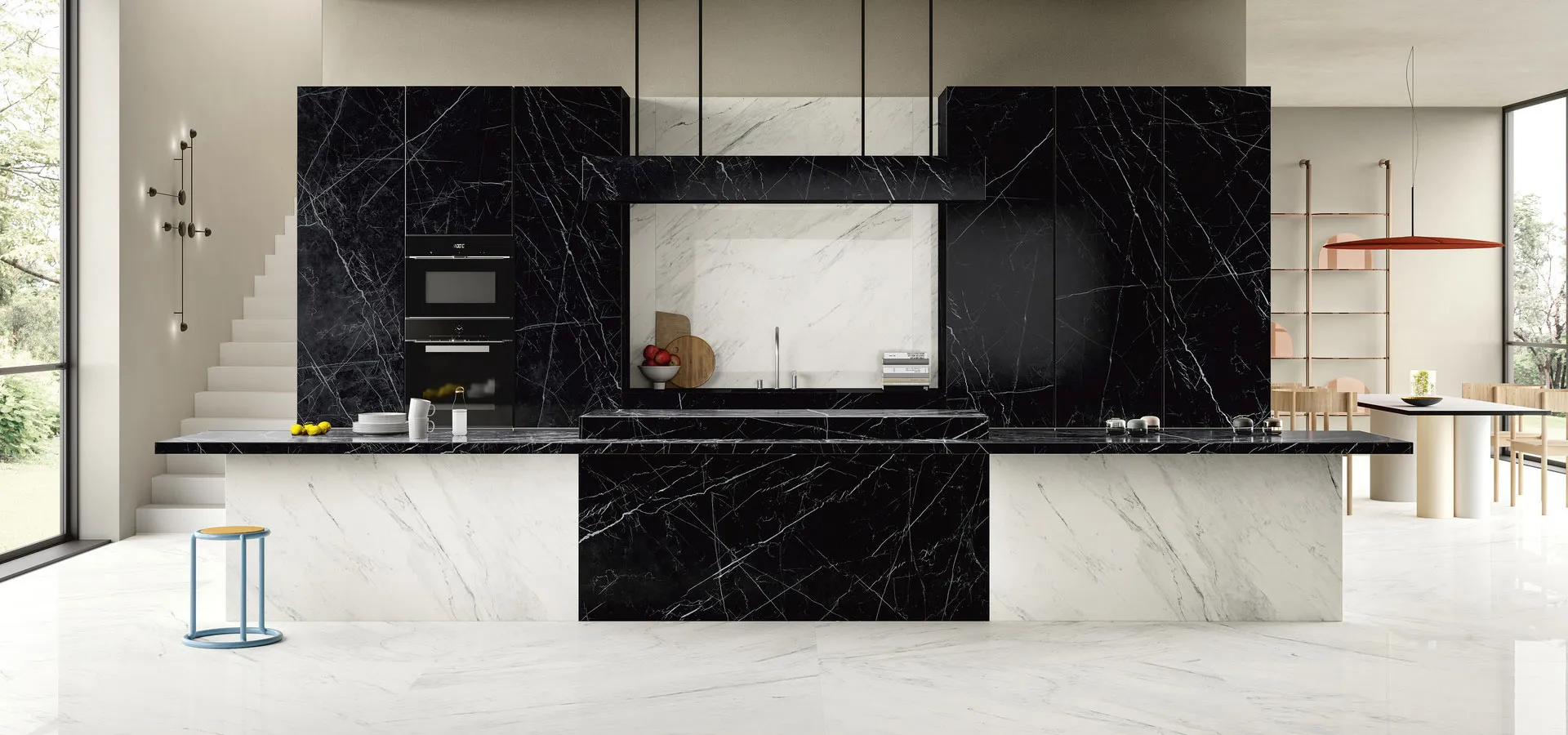 Porcelain tiles for kitchen